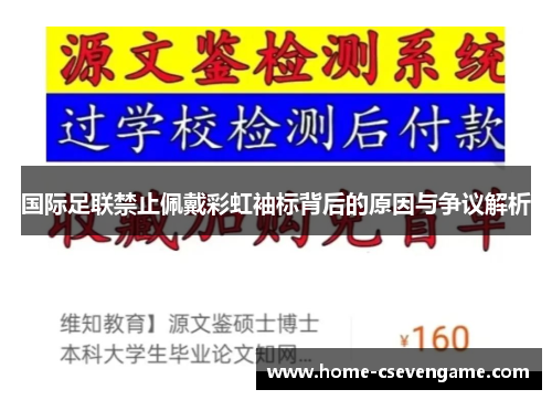 国际足联禁止佩戴彩虹袖标背后的原因与争议解析